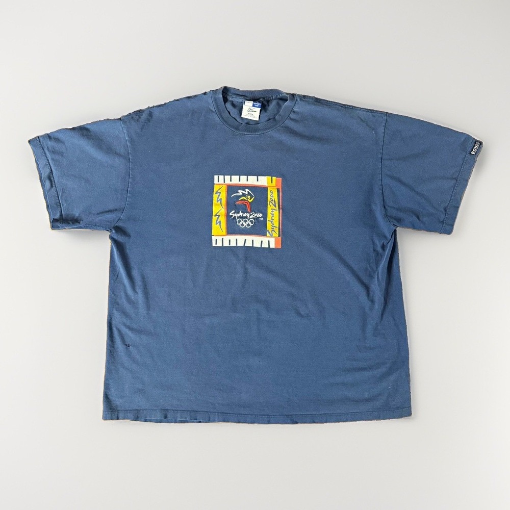Vintage Bonds Sydney 2000 Olympic Games Australia Blue XXL T-Shirt